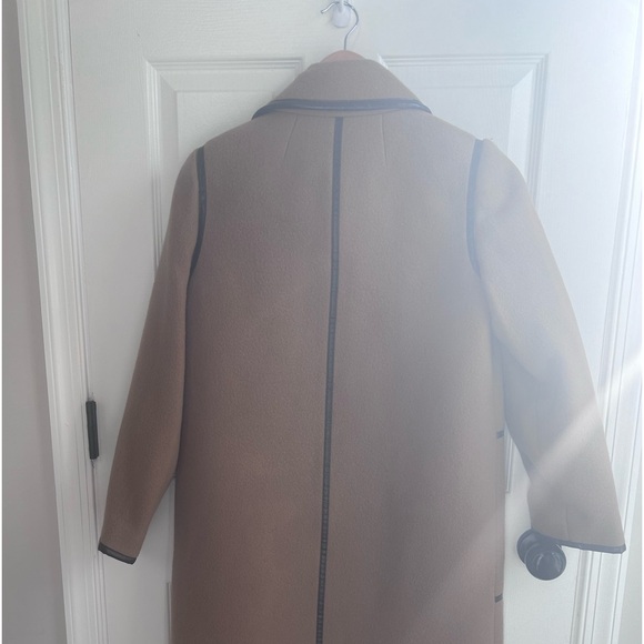 Boiled Wool Full Length Coat - Picture 5 of 6